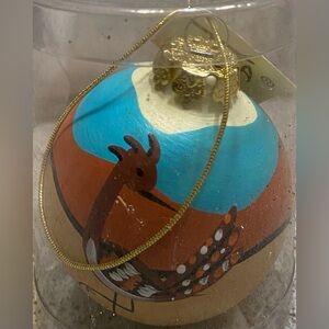 Tessa Southwest Hand Painted Clay Ornament - Arizona